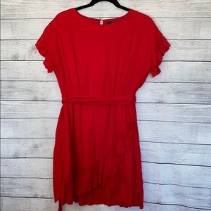 FOREVER 21 | Red Ruffle Summer Dress